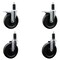 Service Caster 6'' Phenolic Swivel 1-1/4'' Expand Stem Caster Set 2 Total Lock Brakes, 4PK SCC-EXTTL20S615-PHS-2-S-2-114 - alternate 1